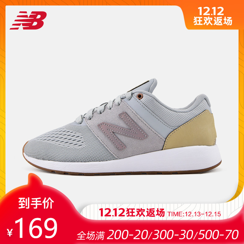 New Balance NB Official Women's Shoe Vintage Mesh Versatile Running Shoe Casual Sports Shoe WRL24CRC