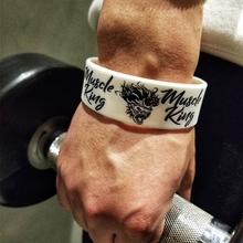 2个 包邮 MUSCLEKING悟空潮牌健身休闲训练运动手环大圣健身腕带