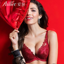爱慕红品调整型性感有钢圈聚拢文胸中厚模杯美背女内衣AM11HC1