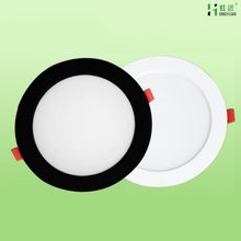 led超薄筒灯黑色嵌入式客厅玄关卧室2.5寸4寸5寸6寸北欧面板孔灯