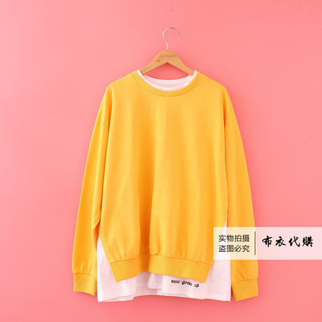 拉夏贝尔国内正品代购Puella2018秋装新款20012410-269卫衣上衣女商品大图