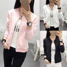 外套女2018春装新款韩版女装百搭上衣开学春秋季短款棒球服夹克图片