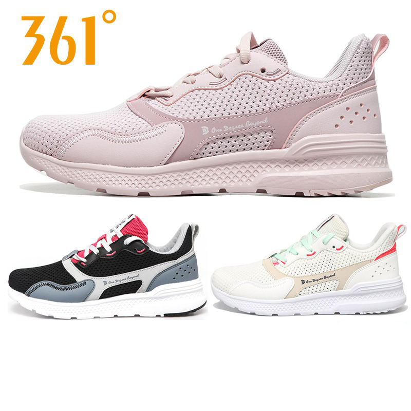 361 women's shoes, sports shoes, 2019 summer new mesh breathable running shoes, 361 degree casual shoes, shock absorption running shoes