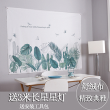 饰挂画挂毯 挂布背景布ins宿舍卧室床头背景墙网红布置少女房间装
