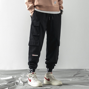 男士休闲裤工装裤束脚宽松A21P花KM公子男装森馬官方旗舰店铺官网