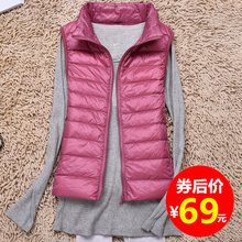 2018秋冬女装新款韩版羽绒马甲女短款坎肩背心内胆羽绒服外套正品图片