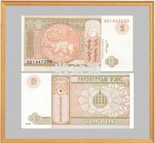 外国纸币蒙古纸币1图格里克全新保真