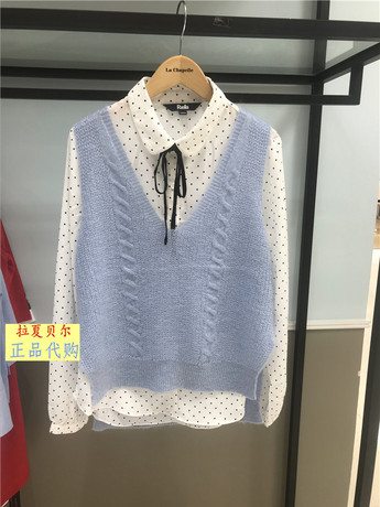 20012352 国内正品代购拉夏贝尔puella普埃拉女针织衫秋夏新款商品大图