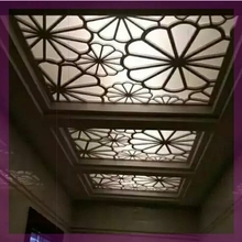 镂空创意 定做高密度门窗天花客厅影视墙木雕花雕花板隔断屏风柜
