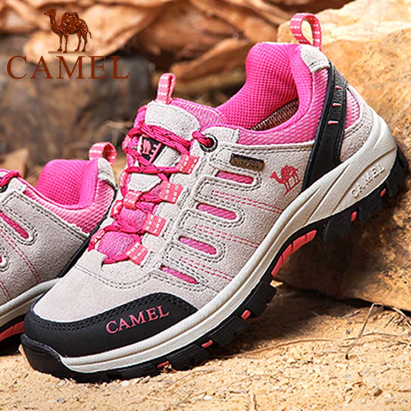 Camel Women's Shoes Off Size CAMEL Outdoor Sports Hiking Shoes Breathable Mountaineering Shoes Women's Middle Age Package Authentic