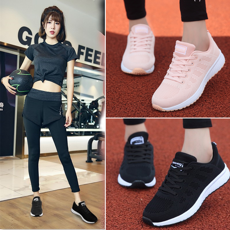 Jordan Sports Shoes Female Breathable Student Light Running Women's Shoes 2019 New Spring Mesh Versatile Leisure Travel