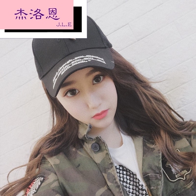 JLE.M帽子女韩版休闲百搭时尚柳钉潮人嘻哈鸭舌帽夏太阳帽男情