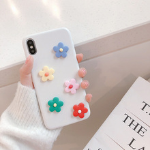 泫雅风花朵8plus苹果x手机壳XS Max/XR/iPhoneX/7p/6女iphone6s套