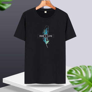 男士短袖t恤纯棉大码体恤夏季韩版潮牌潮流白半袖丅修身衣服男装