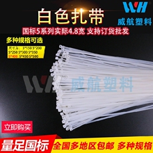 国标尼龙扎带5X500mm100条促销特价自锁式扎带实际宽度4.6mm包邮