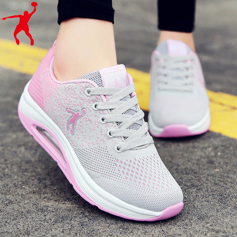 Jordan Gran Spring/Summer Women's Shoes Breathable Thick Sole Durable Sports Shoes Female Student Running Leisure Travel Shoes 361