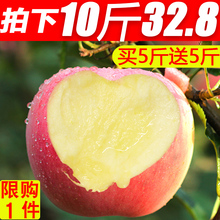 包邮 苹果水果10斤当季新鲜水果红富士苹果野生糖心丑苹果整箱批发
