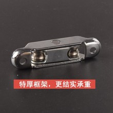 塑钢窗滑轮8088型推拉门滑轮77门窗平移门滑轮滚轮五金配件