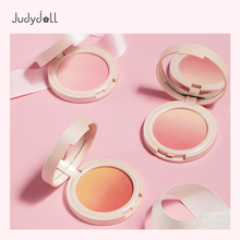Judydoll橘朵渐变腮红蜜桃三色自然裸妆显白提亮肤色高光02胭脂盘