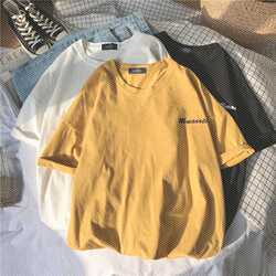 t恤男短袖韩版潮流宽松2019新款夏季男装半袖学生帅气港风打底衫