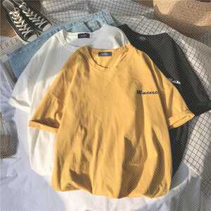 t恤男短袖韩版潮流宽松2019新款夏季男装半袖学生帅气港风打底衫