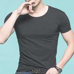 男士短袖T恤纯色打底衫潮流男装纯棉上衣服春夏季款半袖白体桖丅