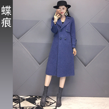 修身过膝双面羊绒外套毛呢大衣女中长款2018秋冬季新款流行女装图片
