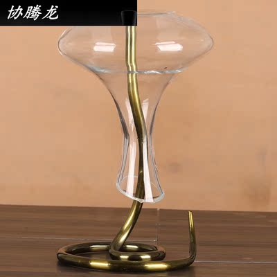 协龙腾家用酒具支架不锈钢倒置支架 红酒醒酒器架子快速干燥架