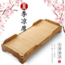 夏季透气婴儿凉席幼儿园专用午睡双面竹席碳化儿童宝宝床车草席子