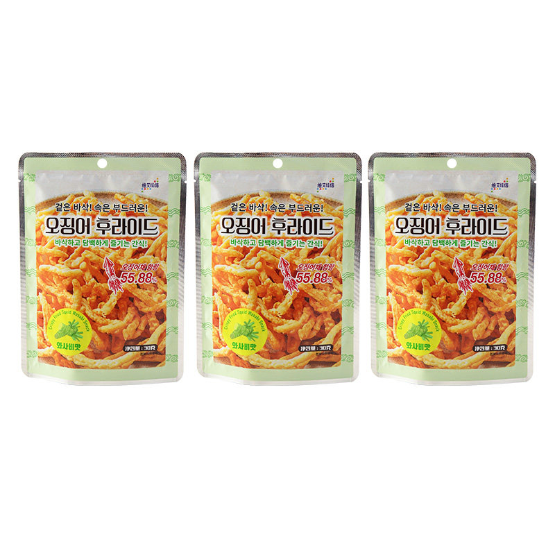 啤酒好搭 外脆里嫩维艾福缔油炸鱿鱼丝30g袋香酥鱿鱼条下酒菜零食