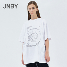 商场同款 短款 JNBY 江南布衣2019夏新品 T恤连衣裙女5J3512380