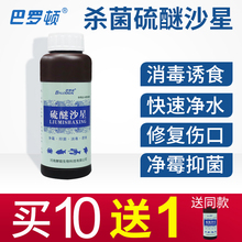 硫醚沙星水产养殖鱼塘鱼药杀菌消炎疾病治疗长毛腐烂鳃烂尾水霉病