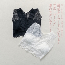 抹胸背心女打底防走光裹胸白色吊带小背心性感蕾丝短款上衣内衣夏