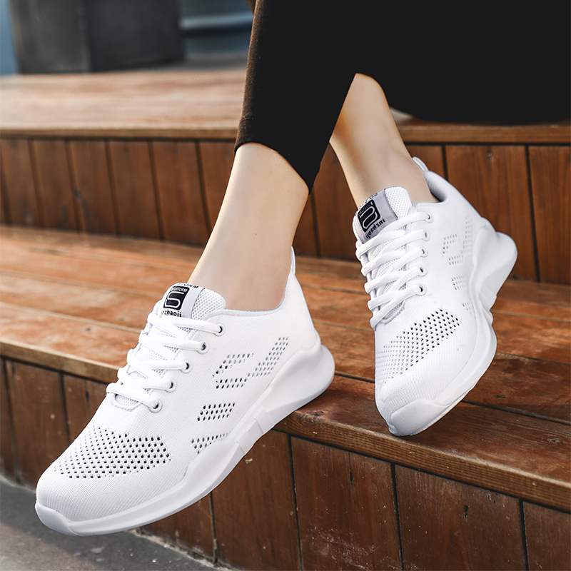 Jordan Sports Shoes Women's Running Shoes 2019 New Summer Korean Edition Hollow Mesh Women's Shoes Student Leisure Breathable Mesh