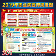 2019年职业病防治法宣传周主题宣传挂图预防职业病防治法宣传海报职业病危害宣传画职业病健康知识宣传展板