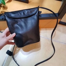 头层牛皮水桶包女日韩软皮手机包文艺休闲真皮单肩斜挎小包包 新款