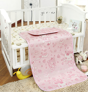 婴儿宝宝冰丝凉席套件