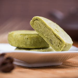 知味观龙井茶酥绿茶糕150克