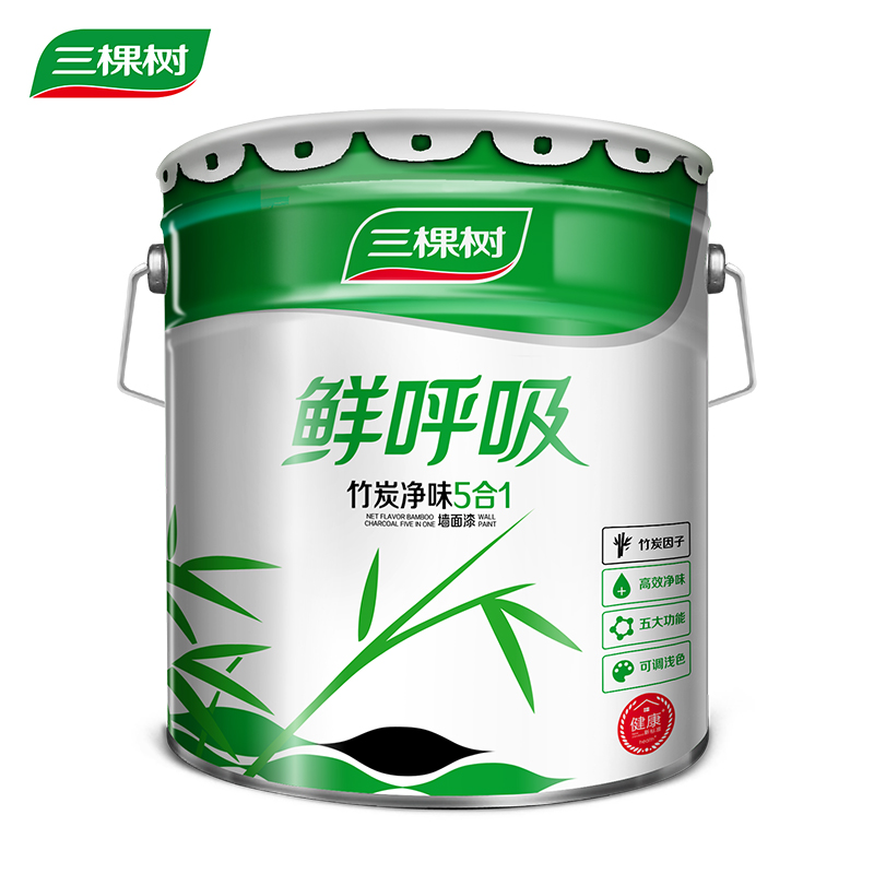 三棵树乳胶漆竹炭面漆 SFI800 /15L