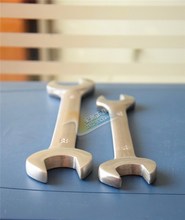 双呆无磁扳手 防磁不锈钢白钢扳手 防锈开口扳手 防磁双头呆扳手