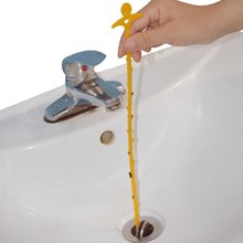 剔除毛发杂物清理器 日本进口塑料下水道管道疏通器 下水管清洁钩