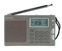 Tecsun/德生 PL-757A数字调谐式全波段立体声钟控收音机全新正品