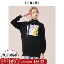乐町2018秋装新款女卫衣连衣裙韩版复古A字裙休闲气质ins超火短裙图片