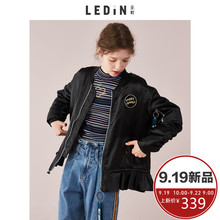 乐町2018秋装新款空军服夹克ulzzang棒球服外套女短款早秋上衣图片