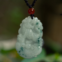 鈺達翡翠虎吊墜生肖虎 玉虎掛件如意虎玉掛墜 A貨翡翠玉虎牌子chj