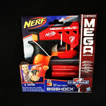 NERF孩之宝热火MEGA手炮MEGAjolt安全玩具软弹发射器