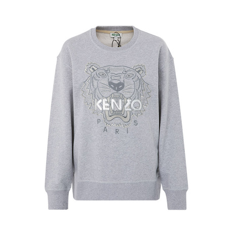 KENZO刺绣虎头图案装饰纯棉套头女士卫衣商品大图