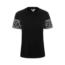 KENZO/高田贤三合身 logo印花图案 纯棉 女士黑色短袖T恤衫图片