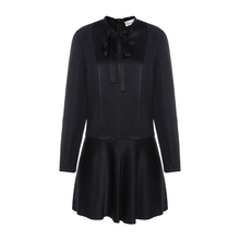 Red Valentino/华伦天奴 系带蝴蝶结装饰女士长袖连衣裙银泰图片