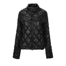 ARMANI JEANS 粘纤材质时尚纯色女士棉服图片